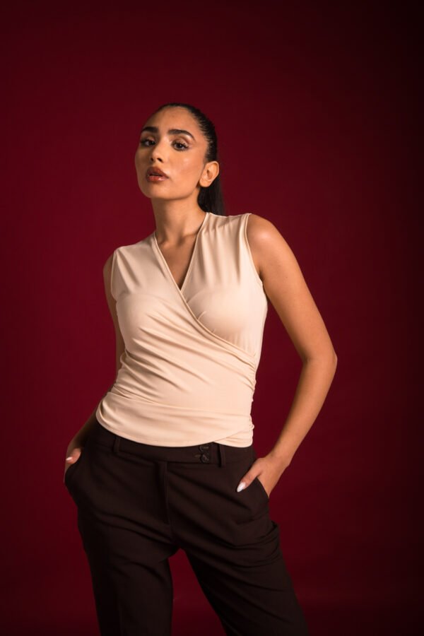 Ladies Blouse Cotton Ruffled